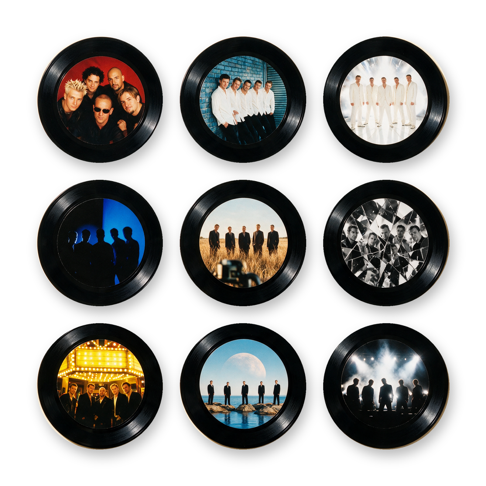 The nine collectible Millennium discs