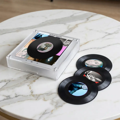 The Dangerous Woman Music Player - 20 cm clear acrylic frame with three collectible discs
